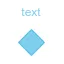 Blue Diamond with text